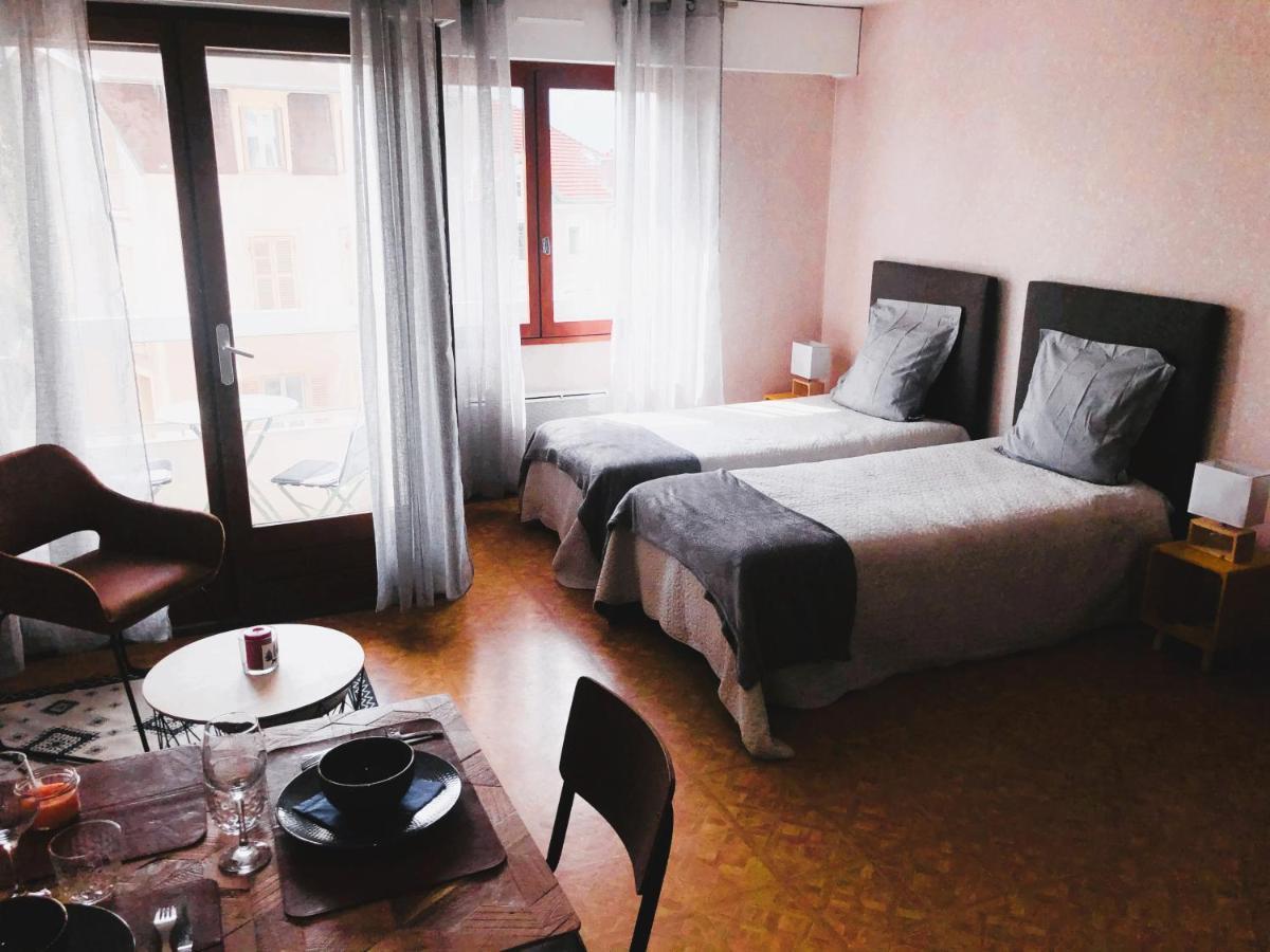 Apartamento Paisible studio avec agréable loggia et vue dégagée Aix-les-Bains Exterior foto